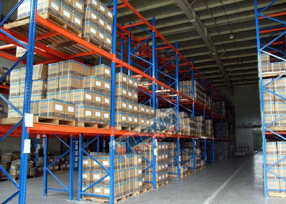 5000kg Selektif Pallet Racking System ISO Industrial Pallet Shelving