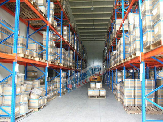 2500kg Q235B Double Deep Selective Racking Untuk Gudang