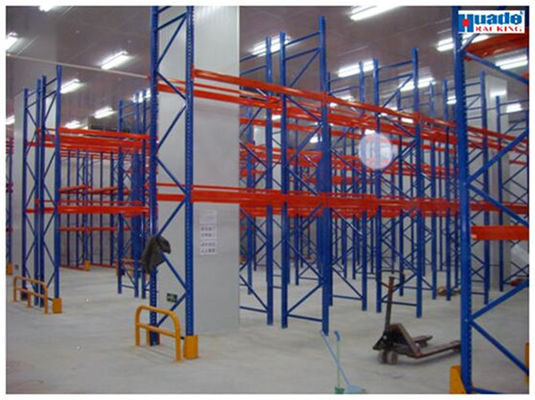 Rak Rak Logam 5000kg yang Dapat Disesuaikan Q345 Sistem Rak Pallet Dalam Ganda